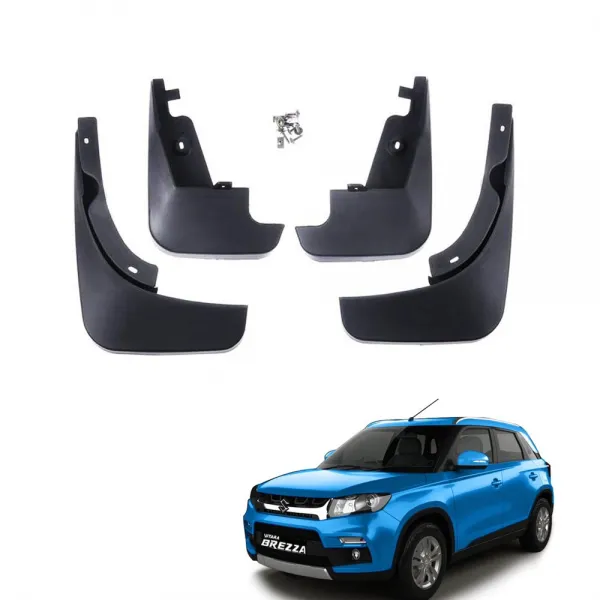 Maruti Suzuki Vitara Brezza Techo Best Quality O.E Type Mudflap (Set Of 4Pcs.)