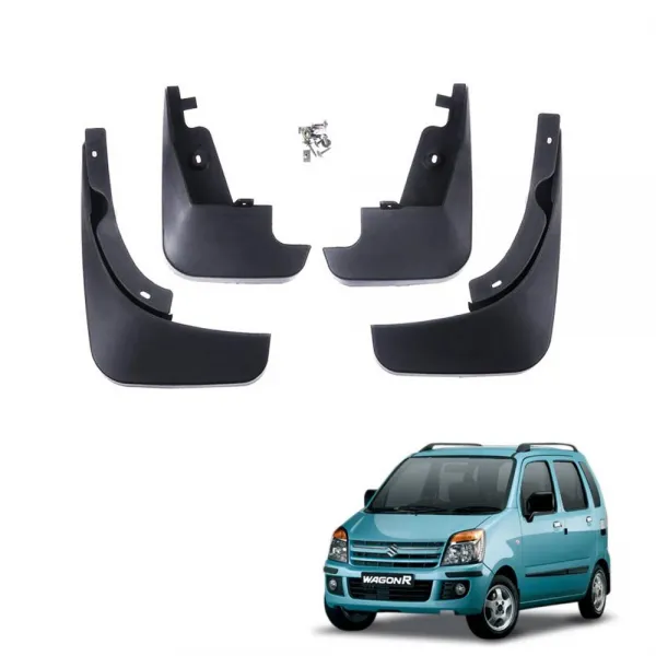 Maruti Suzuki Wagon R Type 2 Techo Best Quality O.E Type Mudflap (Set Of 4Pcs.)