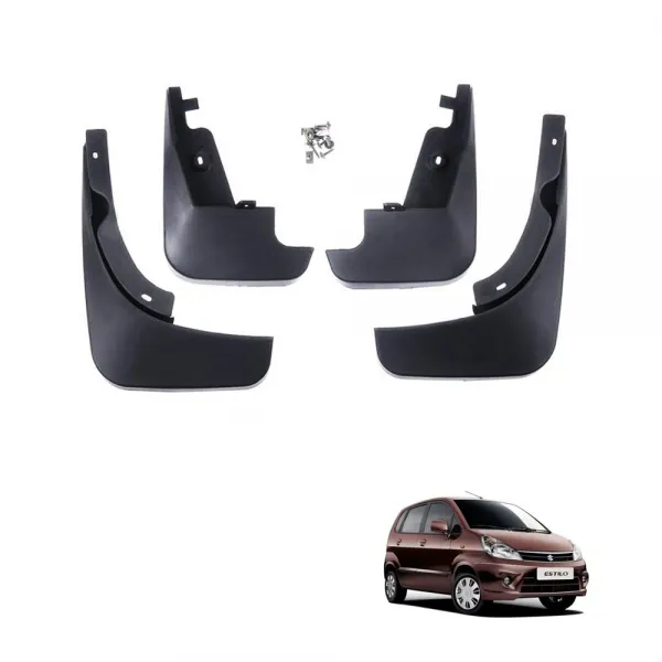 Maruti Suzuki Zen Estilo Type 1 Techo Best Quality O.E Type Mudflap (Set Of 4Pcs.)
