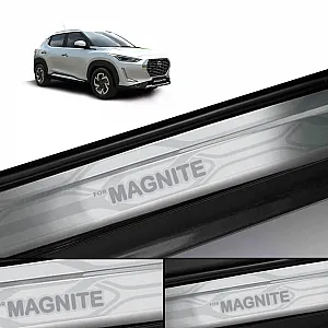 Galio Stainless Steel Door Sill Guards for Nissan Magnite 2020 Onwards