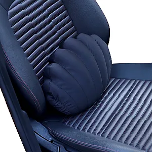 Orthopedic Flower Pillow for Car, Chair and Office Chair - Black Color