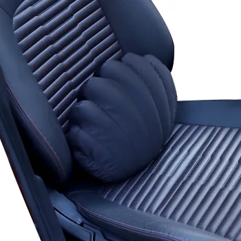 Orthopedic Flower Pillow for Car, Chair and Office Chair - Black Color