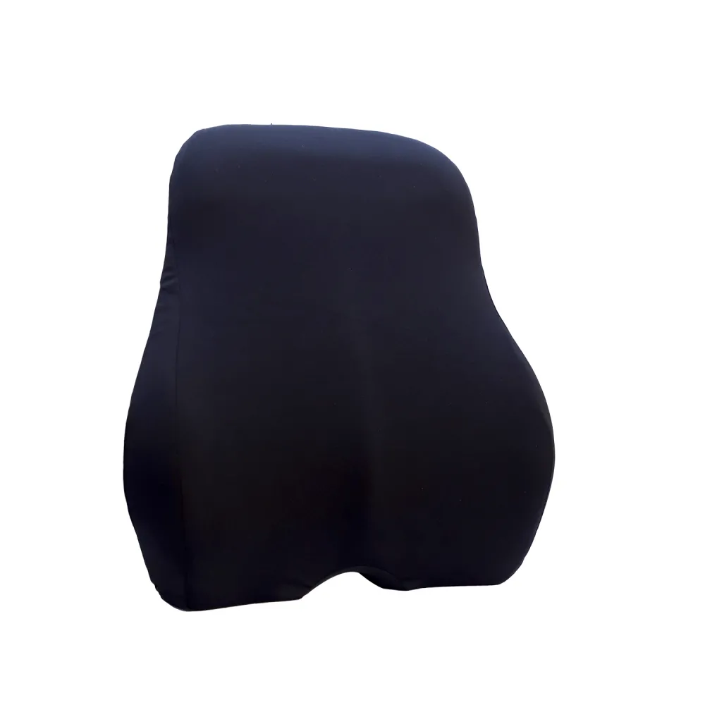 Orthopedic L5 Cozy Lumbar Support Back Cushion for Car, Chair and Office Chair - Black Color