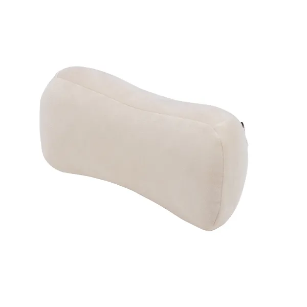 Orthopedic Memory Foam Broad Neck Rest (Set of 2, Beige)