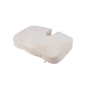 Orthopedic Seat Cushion for Tailbone Pain Relief &ndash; Beige Color