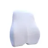 Orthopedic L5 Cozy Lumbar Support Back Cushion for Car, Chair and Office Chair - White Color