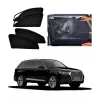 Audi Q7 Zipper Magnetic Window Sun Shades - 6 Pieces