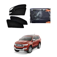 Ford New Endeavour 2016 Onwards Window Zipper Magnetic Sun Shades