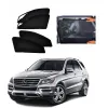 Mercedes ML 350 Window Zipper Magnetic Sun Shades Mercedes ML 350 Window Zipper Magnetic Sun Shades