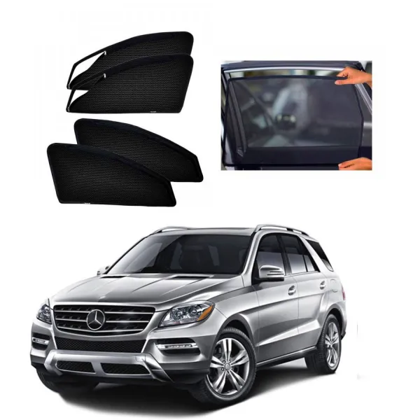 Mercedes ML 350 Window Zipper Magnetic Sun Shades Mercedes ML 350 Window Zipper Magnetic Sun Shades
