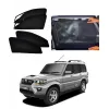 Mahindra New Scorpio 2014 Onward Zipper Magnetic Window Sun Shades Set Of 6
