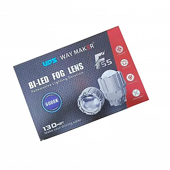 AES UPS WAY MAKER F55 130W BI-LED Fog Lamp Projector - Single Color