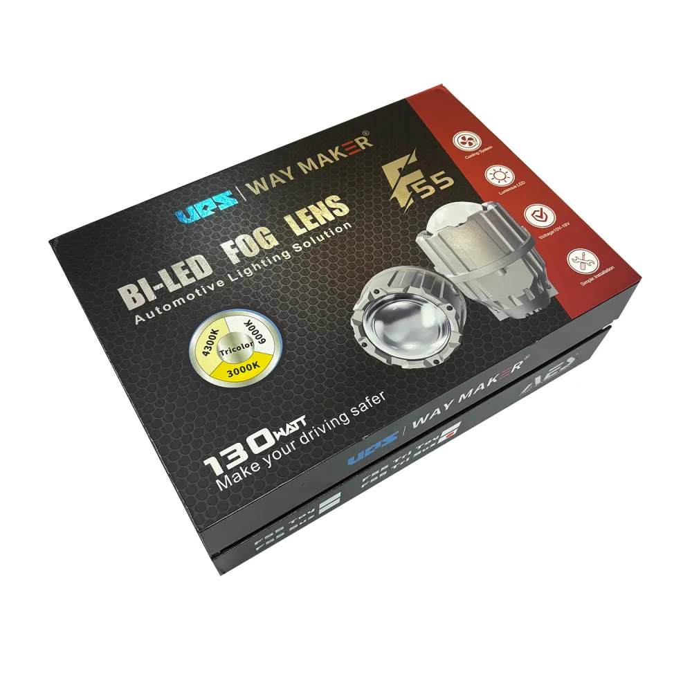 AES UPS WAY MAKER F55 130W BI-LED Fog Lamp Projector - Tricolor