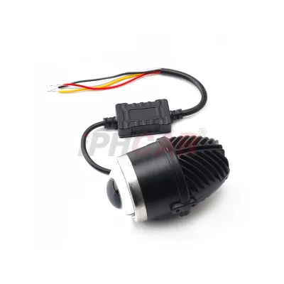 IPH Car 50W M513 LED Fog Lamp 2 Inch Projector Lights - Tri Color