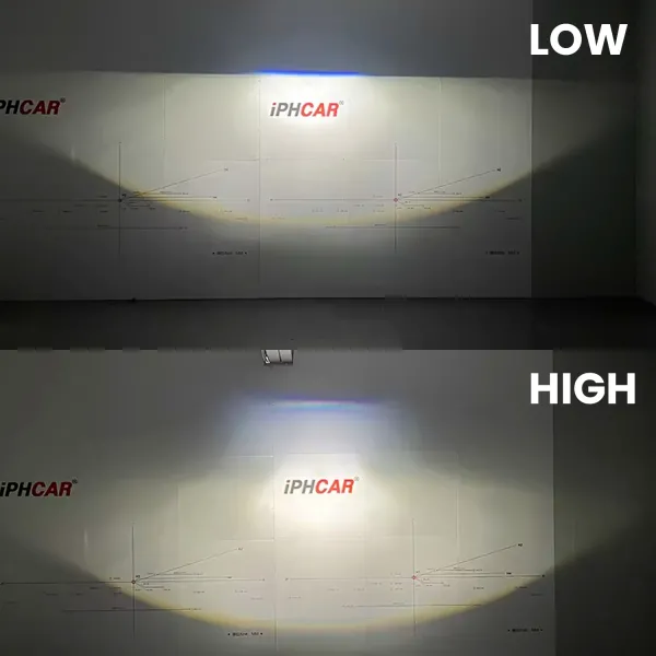 IPH Car 50W M513 LED Fog Lamp 2 Inch Projector Lights - Tri Color IPH Car 50W M513 LED Fog Lamp 2 Inch Projector Lights - Tri Color