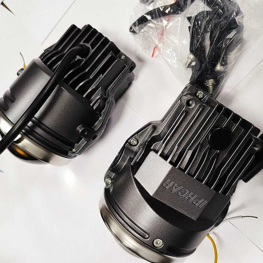 IPH Car 35W M617-H LED Fog Lamp Projector Lights Tri Color
