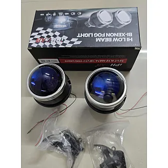IPH Car Projector Fog Lamp 3 Inch Universal M612 - Blue Lens