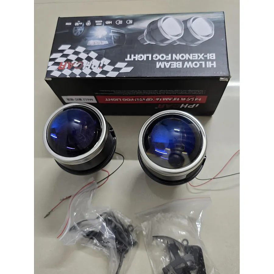 IPH Car Projector Fog Lamp 3 Inch Universal M612 - Blue Lens