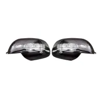 Chrome Side Door ORVM Mirror Cover with Blinker Indicator for Renault Duster, Lodgy & Nissan Terrano