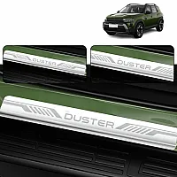 Galio Stainless Steel Door Sill Guards for Renault Duster 2026 Onwards Galio Stainless Steel Door Sill Guards for Renault Duster 2026 Onwards
