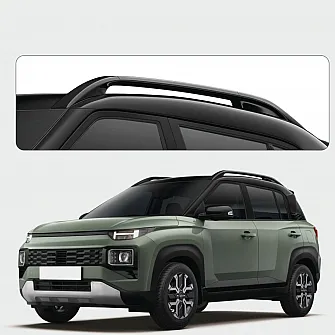 Galio Hyundai Exter 2023 Onwards Roof Rail - Glossy Black