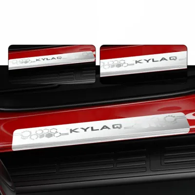 Galio Stainless Steel Door Sill Guards for Skoda Kylaq 2025 Onwards