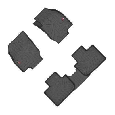 GFX Skoda Slavia 2022 Onwards Custom Fit LLM LifeLong TPV Mats - Set Of 3 Pcs.