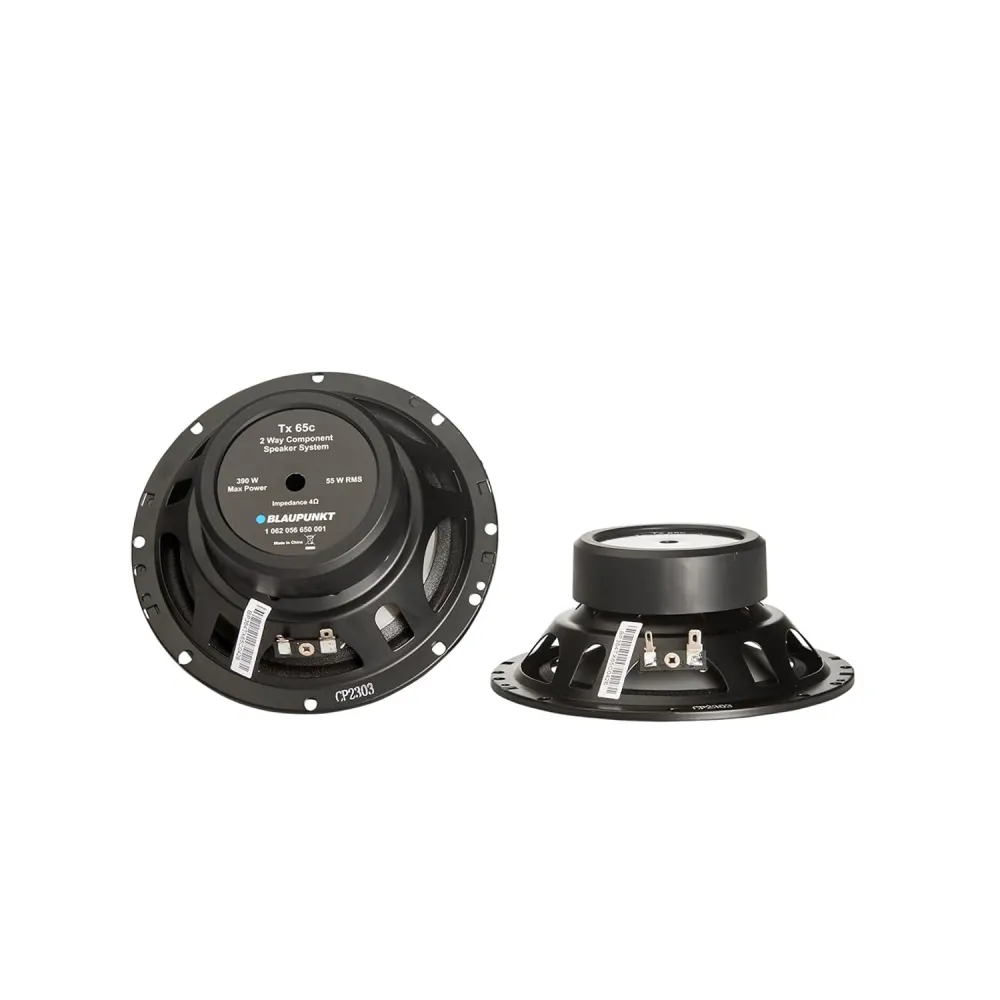 Blaupunkt TX 65C &ndash; 6.5" (165mm) 2-Way Component Car Speaker System &ndash; 390 Watts