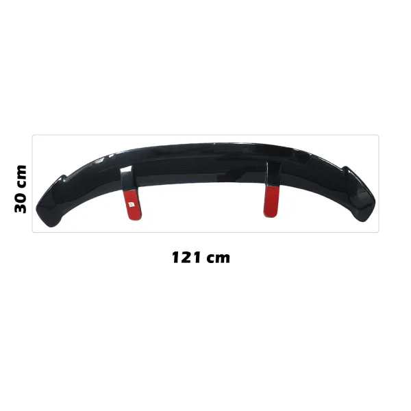 Universal Car Rear Spoiler Wing – ABS Racing Style Trunk Lid Roof Spoiler for Hatchback
