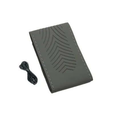 High-Quality Leather Car Steering Wheel Cover D2 – Full Grey High-Quality Leather Car Steering Wheel Cover D2 – Full Grey