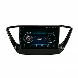 9 Inch Android Car Stereo for Hyundai Verna 2017-2020 | 4GB RAM 64GB | Wireless CarPlay & Android Auto | 8 Core Processor| DSP | 360 Camera & 4G Option