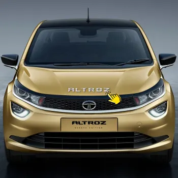 Galio Altroz Logo 3D Chrome Letter