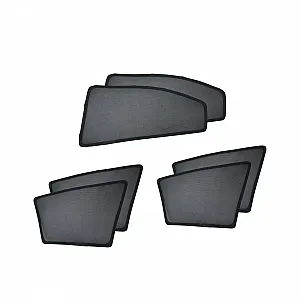 Zed Black Magnetic Half Window Sun Shades for Tata Harrier EV 2025 Onwards