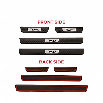 Sill Plate Door Foot Step ABS For Tata All Cars