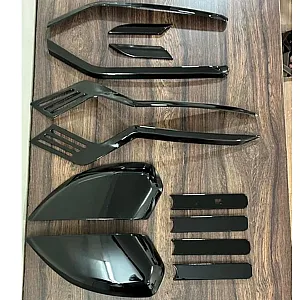 Glossy Black Garnish Combo Kit for Tata Curvv 2024 Onwards Glossy Black Garnish Combo Kit for Tata Curvv 2024 Onwards