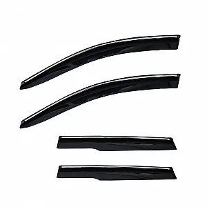 Galio Chrome Line Door Visor for Tata Harrier, Safari, Harrier EV