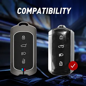 Metal key Cover For Tata Curvv, Curvv EV, Sierra
