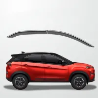 Galio Tata Nexon 2017 Onwards Window Door Visor with Chrome Line