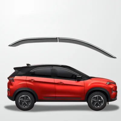 Galio Tata Nexon 2017 Onwards Window Door Visor with Chrome Line