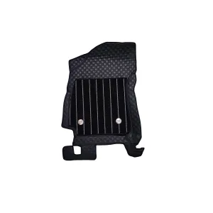 Black Luxury Florino Floor Mats for Tata Curvv 2024 Onwards - Automatic