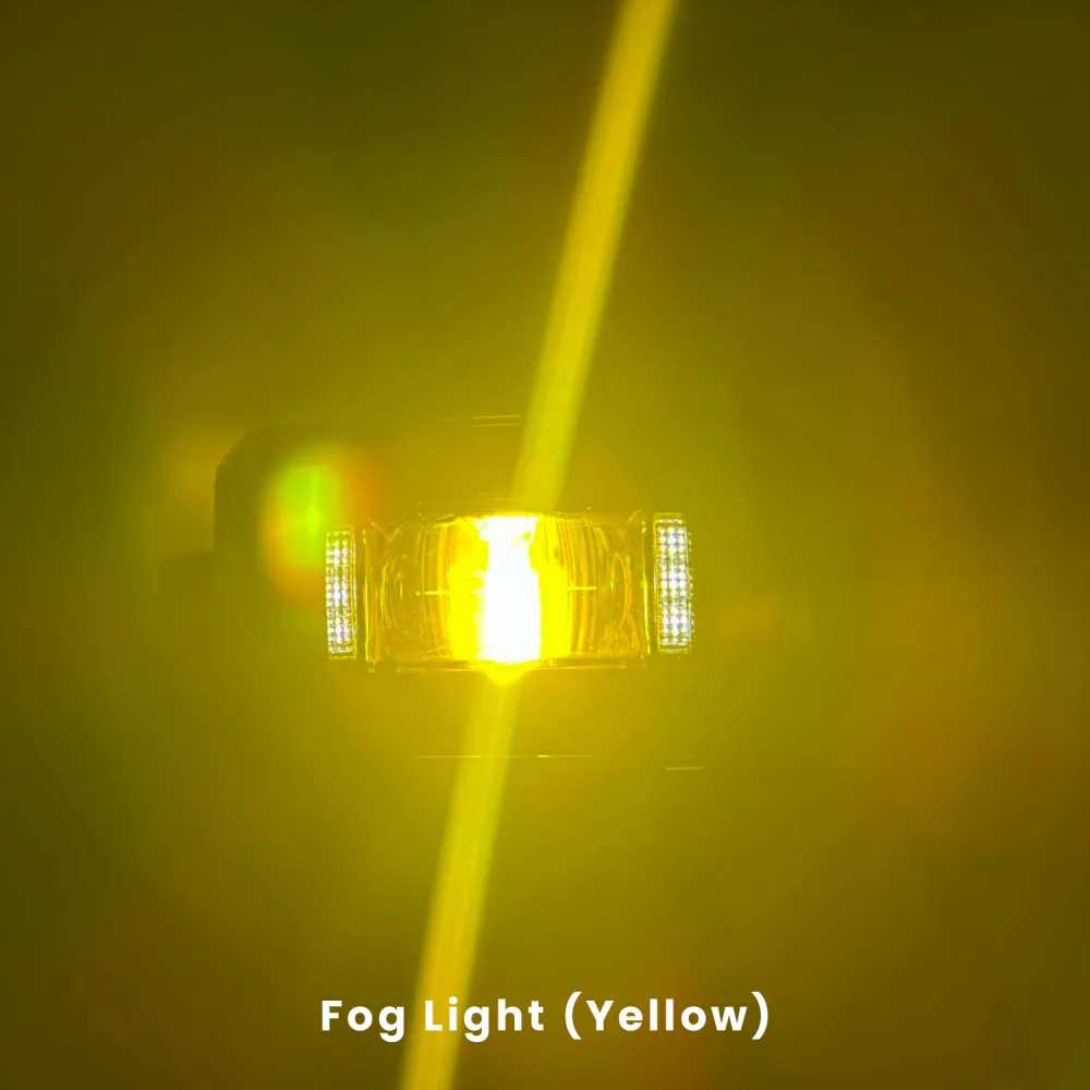 DLAA Dual Color Fog Light for Tata Curvv EV 2024 Onwards