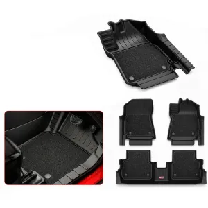 GFX Pro Full Coverage Floor Mats for Tata New Nexon, Nexon EV - Automatic Transmission