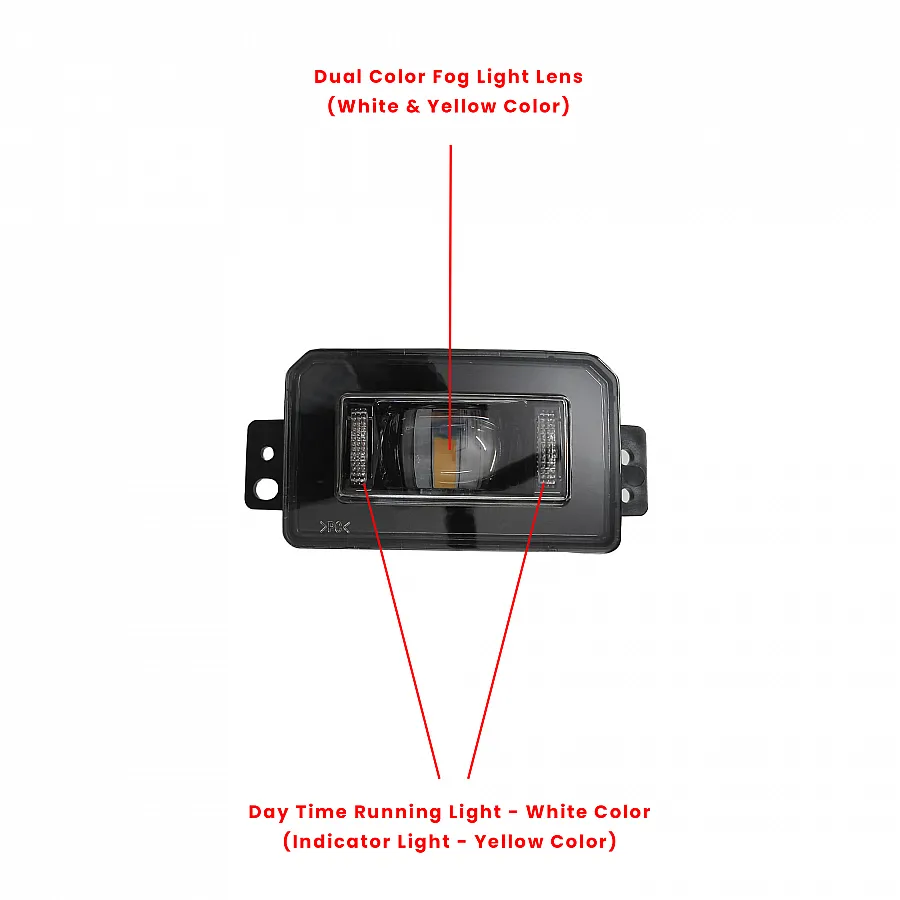 DLAA Dual Color Fog Light for Tata Harrier & Harrier EV