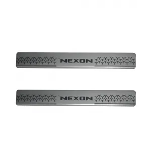 Galio Stainless Steel Door Sill Guards for Tata Nexon 2017 Onwards