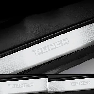 Galio Tata Punch 2021 Onwards Stainless Steel Sill Plate Guards Galio Tata Punch 2021 Onwards Stainless Steel Sill Plate Guards