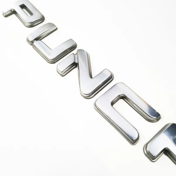 Punch 3D Chrome Letter