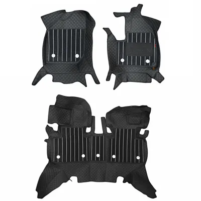 Luxury Florino Floor Mats for Tata Sierra 2026 Onwards - Black Color