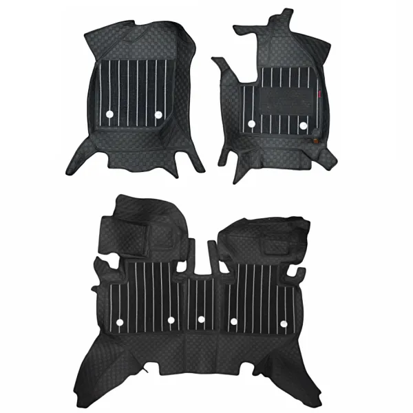 Luxury Florino Floor Mats for Tata Sierra 2026 Onwards - Black Color