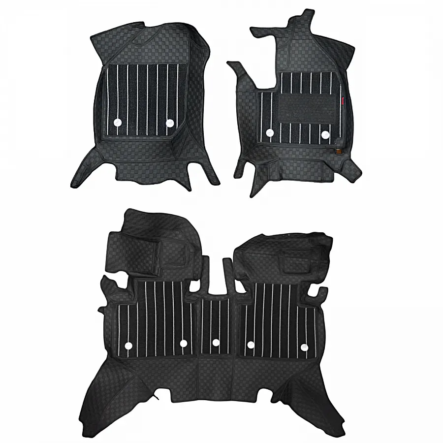 Luxury Florino Floor Mats for Tata Sierra 2026 Onwards - Black Color