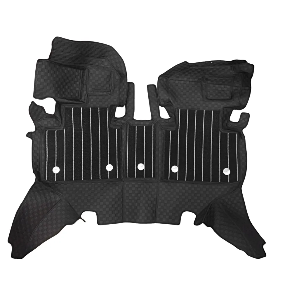 Luxury Florino Floor Mats for Tata Sierra 2026 Onwards - Black Color